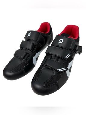 Peloton Cycling shoes Men’s Size EU44 US 11 Black Red New